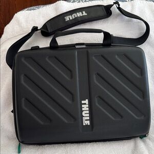 Thule Black Hard Shell Laptop Bag